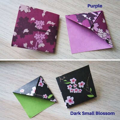 Origami corner bookmark - Cherry Blossom - image6
